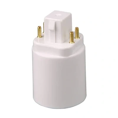 Imagen de LED Light Lamp Adapter GX24Q E27 Bulb Holder Socket Converter 4 Pin