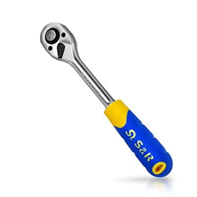 Imagen de S&amp;R Llave de carraca 1/2 pulgadas con 45 dientes y trinquete/acero cromo vanadio Calidad Profesional