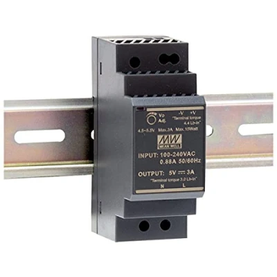 Imagen de Somfy 9026469 Rail DIN, Modulo de alimentación Para videoportero, Compatible con V100+, V300, V350, V500, directa sin transformador