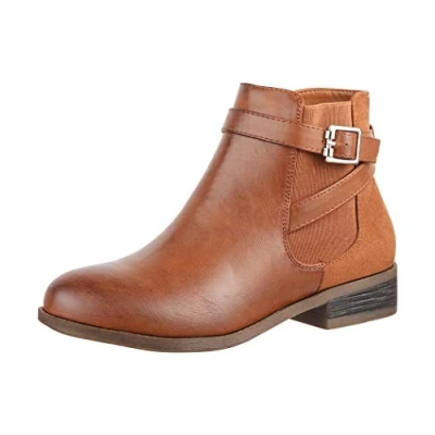 Imagen de Elara Botines Mujer Chelsea Ankle Boots Chunkyrayan 2018 C298 Camel 36
