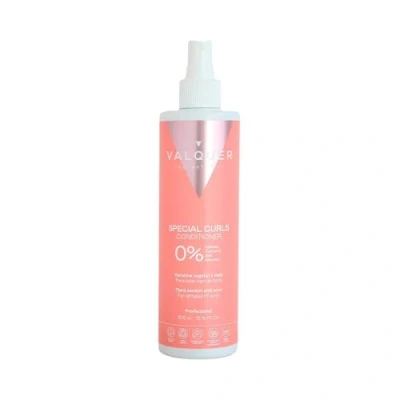 Imagen de Valquer Profesional Válquer Acondicionador Especial Rizos, Método Curly Girl, para Cabellos Rizados, Sin Sulfatos, Sal, Rizos Perfectos, Hasta 96% Origen Natural, 300 Mililitros