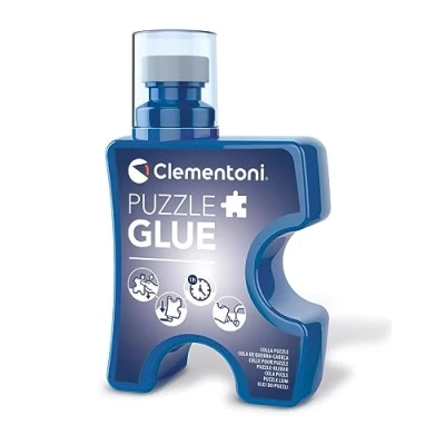 Imagen de Clementoni Italia 200 ML, Jigsaw Puzzle Accessories, Easy To Apply, Preserves Shine On Prints, Liquid Glue, with Sponge Head, Quick Drying, Made In Italy, Color multilingüe (37044)
