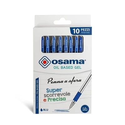 Imagen de Osama S.p.A. OBG Bolígrafos blister 10 unidades azul, OW 230936