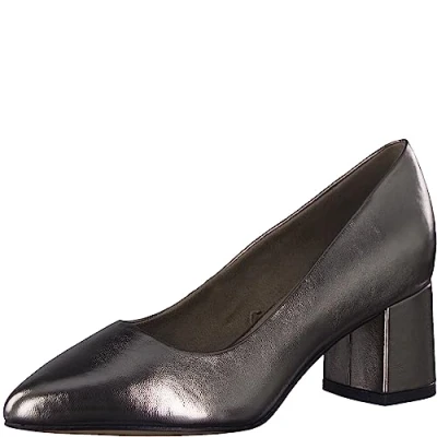 Imagen de Jana Softline 8 22460 41 Komfortable Mehrweite Bequemschuh Spitzer Absatzschuh Modisch Business Festlich Party, Zapatos de Tacón Mujer, Gris Peltre, 36 EU Ancho