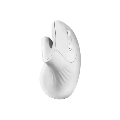 Imagen de Mars Gaming MMW ERGOPRO Blanco, Ratón Inalámbrico Ergonómico Vertical, Diseño Plegado, Sensor Óptico 3200DPI, Switches Huano, Receptor 2.4GHz, Compatibilidad Multiplataforma