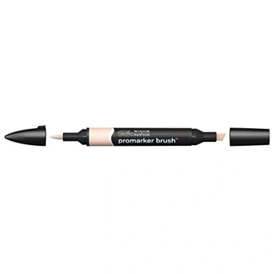 Imagen de Winsor &amp; Newton Promarker Brush Rotulador Doble Punta, Punta Pincel, Tinta Base Alcohol, Color Putty (o618)