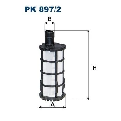 Imagen de FILTRON PK 897/2 Filtro Combustible Cartucho filtrante MERCEDES BENZ: ACTROS MP4 / MP5, UNIMOG