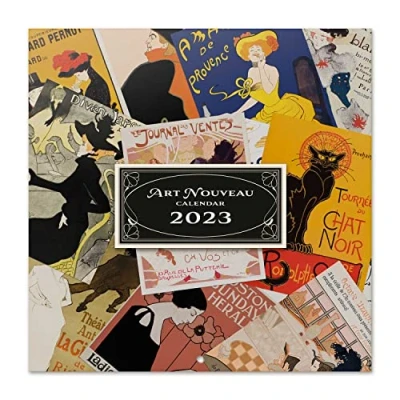 Imagen de Grupo Erik, Calendario Modernismo 2023, 2023 con certificado FSC, mensual, Art Noveau, 30x30 cm, CP23069, Pared