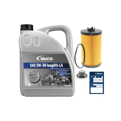 Imagen de VAICO V60 3002 Kit de piezas, revisión con tornillo purga aceite, aceite filtro, junta anular OPEL: Astra H Hatchback norauto, oscaro,