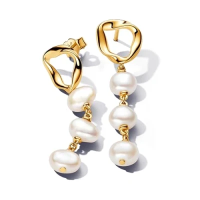 Imagen de Pendientes Pandora colgantes 263263C01 perlas