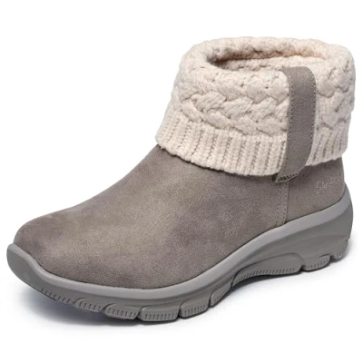 Imagen de Skechers Easy Going Cozy Weather, Botas Cortas al Tobillo Mujer, Pardo, 36.5 EU