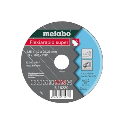 Imagen de METABO 616208000 Disco lija, amolador angular 115 0.8 13300