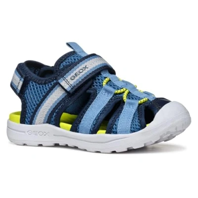 Imagen de Geox J VANIETT Boy A, Sandalia, Dk Grey/Green, 26 EU