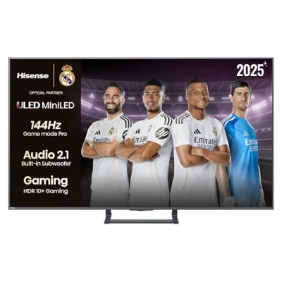 Imagen de Hisense 50E8Q Mini LED Smart TV, Quantum Dot, 144Hz, Subwoofer Integrado, Dolby Vision IQ &amp; Atmos, Full Array Local Dimming, Procesador Hi View Engine