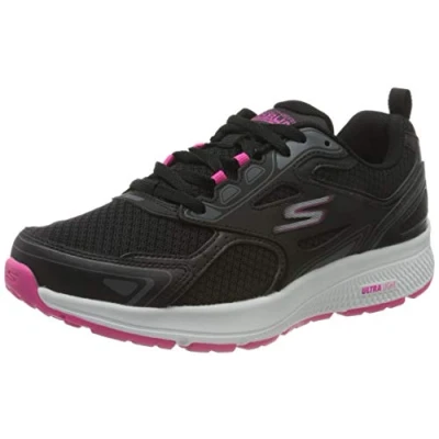 Imagen de Skechers Zapatillas consistentes para mujer, Negro (Negro/Rosado), 42 EU