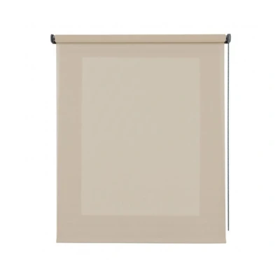 Imagen de Estores Enrollables Translucidos para Ventanas y Puertas Estor Enrollable Traslucido Liso Cortinas translucidas Salon Dormitorio Cocina Oficina ¡hasta 200cm de Ancho! Beige 45 x 180 cm