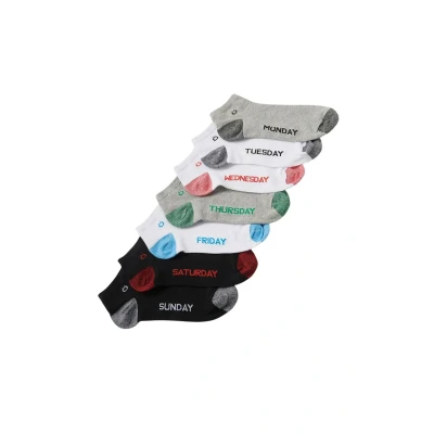 Imagen de Pack de 7 calcetines, uno para cada día la semana, color Multicolor Hombre