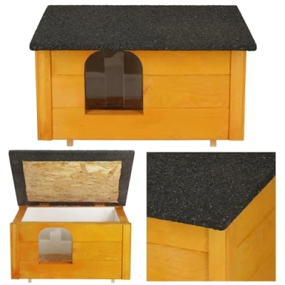 Imagen de SPRINGOS Casa para Gatos de Madera 39 x 54 30 cm