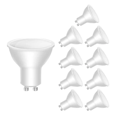 Imagen de Stanbow Gu10 Led Blanco FríO, Fuente De Luz 5 W 400 Lm, Bombilla Blanca FríA 6000 K (Reemplaza La LáMpara HalóGena 40 W), Con áNgulo Haz 120, 10 Piezas, 19001