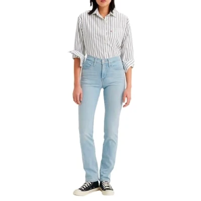 Imagen de Levi&#039;s Shaping Slate Freeze Vaqueros slim fit, Mujer, Talla: 32x32, Bleached