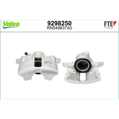 Imagen de FTE 9298250 Pinza de freno gris Hierro fundido Eje delantero, izquierda sin soporte AUDI: A4 B5 Berlina, B6 Avant, Avant