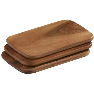 Imagen de Zassenhaus 3er Set Frühstücksbretter akazie 22x15cm