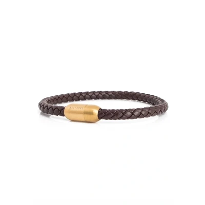 Imagen de Akitsune Silva Pulsera goldbrown, Hombre, Talla: 18cm, Gold brown