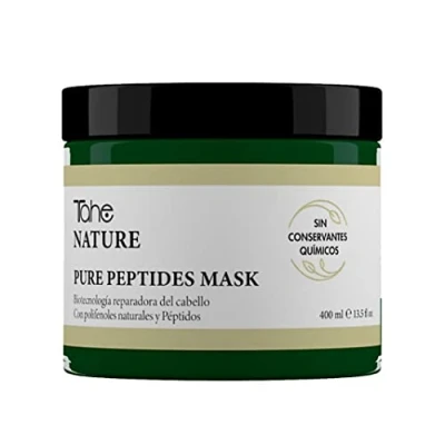 Imagen de Tahe Nature Mascarilla capilar antirrotura Pure Peptides con Biotecnología reparadora del cabello, 400 ml