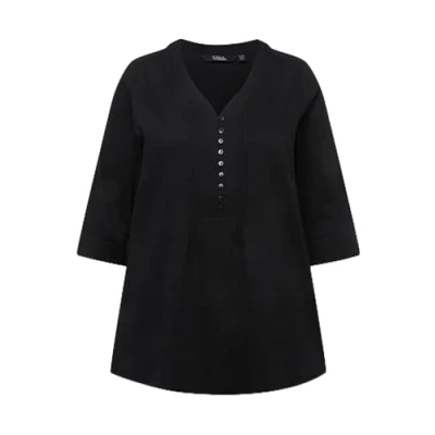 Imagen de Ulla Popken Túnica, Negro, 46 48 para Mujer