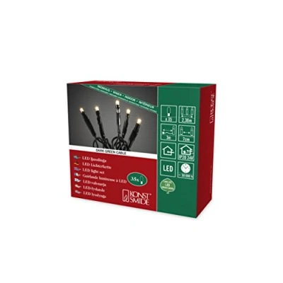 Imagen de Konstsmide Guirnalda de Luces Micro LED, Blanco cálido, 35 LEDs