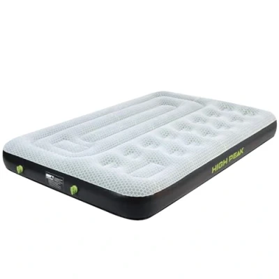 Imagen de High Peak 40053 Cama Hinchable, Unisex Adulto, Gris/Verde/Negro, 198 x 137 22 cm