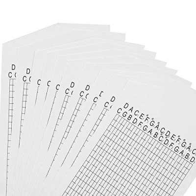 Imagen de Hztyyier 10 Unids/Set Recarga Tiras de Papel en Blanco para 30 Notas Handcrank Music Box Movimiento DIY Parts