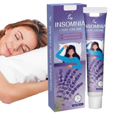 Imagen de Crema para dormir bálsamo de noche calmante, natural dormir, ayuda regalos cumpleaños mujeres, adultos un sueño reparador y relajación, 20 g Woteg