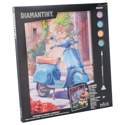 Imagen de DIAMANTINY Vespa Pintura por números, multicolor, 22 x 30 1,5 cm, 96564