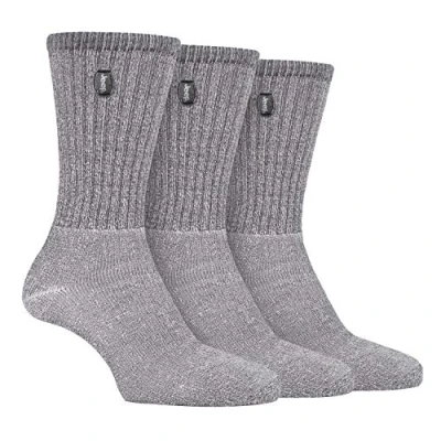 Imagen de JEEP 3 Pares Hombre Calcetines Vintage para Deporte Trekking Senderismo Montaña (39 45, CRUDO/Carbón)