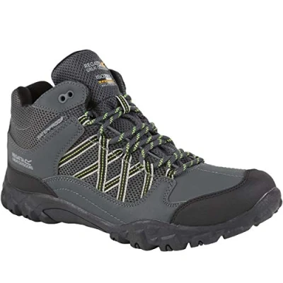 Imagen de Regatta Edgepoint Waterproof Hiking Boot, Zapatillas de Senderismo Hombre, Marrón (Briar/Lime Punch 824), 43 EU
