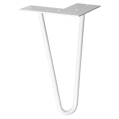 Imagen de WAGNER design yourself 12822601 mesa, patas de muebles con placa rosca, Gris claro, 1 Pieza, (A) 20 cm, pieza