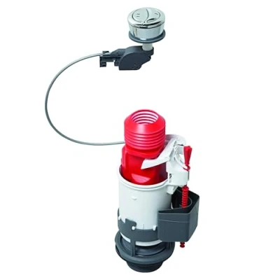 Imagen de Wirquin Mecanismo doble caza mecánica BP 3/6L, color blanco y rojo