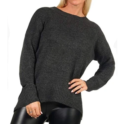 Imagen de ONLY Onlnanjing LS KNT NOOS Jersey de punto, Mujer, Talla: Medium, Dark grey melange
