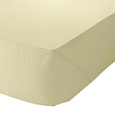 Imagen de Catherine Lansfield Percale Sábana Bajera, 180 x 200 cm, Color Piedra