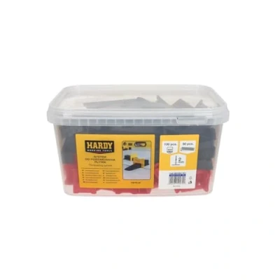 Imagen de HARDY Clips 2mm 100uds + cuñas 50uds cubo