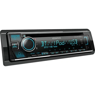 Imagen de JVC Radio para Coche con Reproductor CD y Bluetooth Autoradio Sintonizador, USB, AUX, Control de Spotify, 4 x 50 W, iluminación Variable Equipo Musica Kenwood KDC BT665U