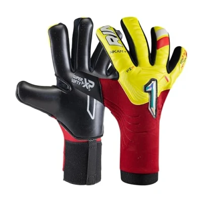Imagen de Rinat Guantes de Portero Fútbol NKAM Semi Adulto Rojo Unisex Talla 10
