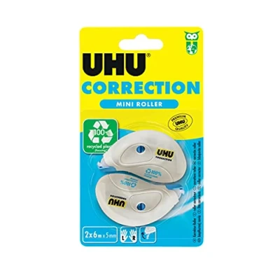 Imagen de Uhu 50710 2 rodillos correctores, 5 mm, 6 metros