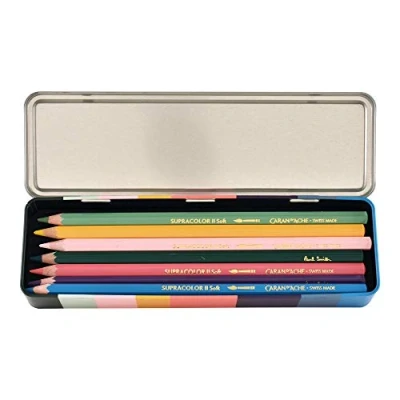 Imagen de Caran d&#039;Ache Paul Smith Supracolor Juego de 8 lápices