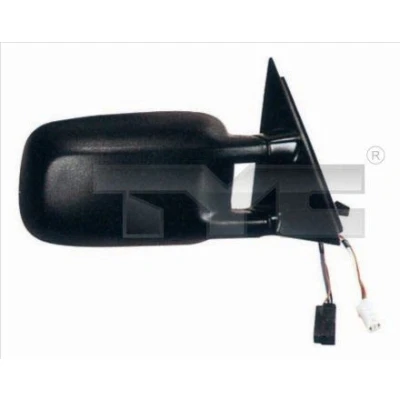 Imagen de espejo retrovisor Tyc 337 0034 izquierda negro asférico, calefactable, para ajuste elect.