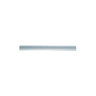 Imagen de Wedo 525331 Regla de Aluminio 30 Cm, Antideslizante, Azul