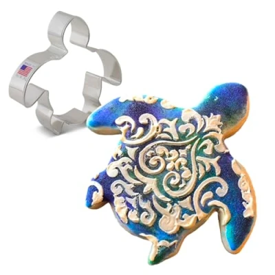 Imagen de Ann Clark Cookie Cutters Cortador de galletas tortuga 10,8 cm