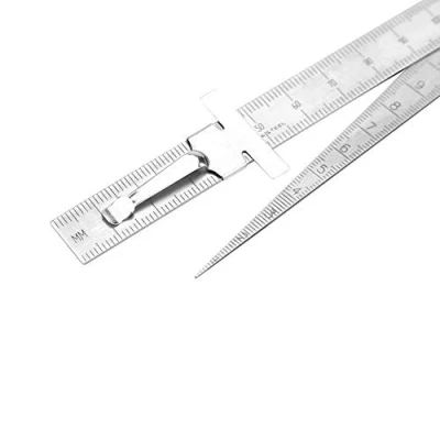 Imagen de Medidor de Espesores 1 15mm,Herramienta inspección agujeros regla profundidad calibre soldadura acero inoxidable