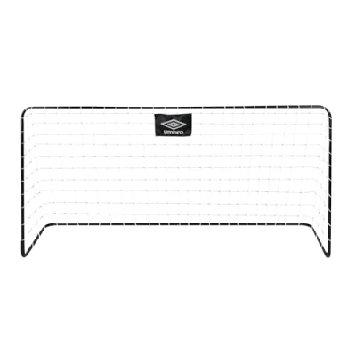 Imagen de Umbro Portería de fútbol 182 x 122 61 cm Metal Incluye 2 Ganchos Suelo Negro